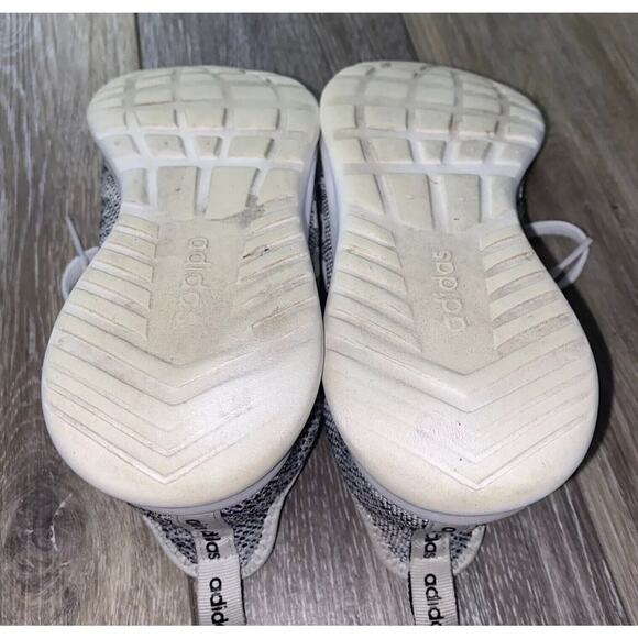 Adidas Womens US Size 6 Cloudfoam Pure DB0695 White Gray Athletic Running Shoes - Picture 11 of 12